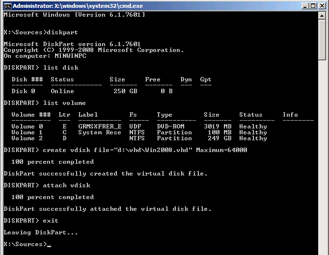 Windows Server 2008 Installation Disc