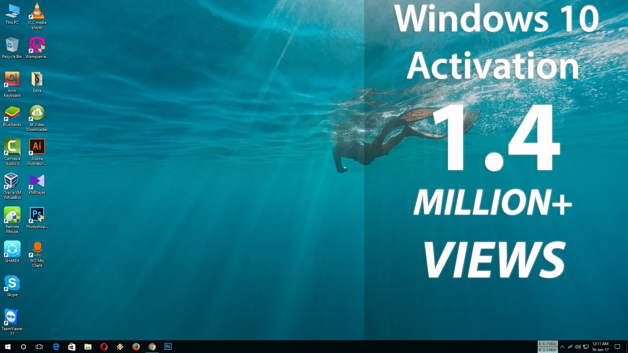 Permanently activate windows 10 pro for free